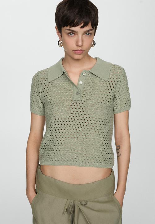 MANGO - Sweater rita - beige/khaki