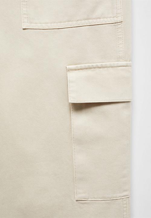 MANGO - Jeans lara - light pastel beige