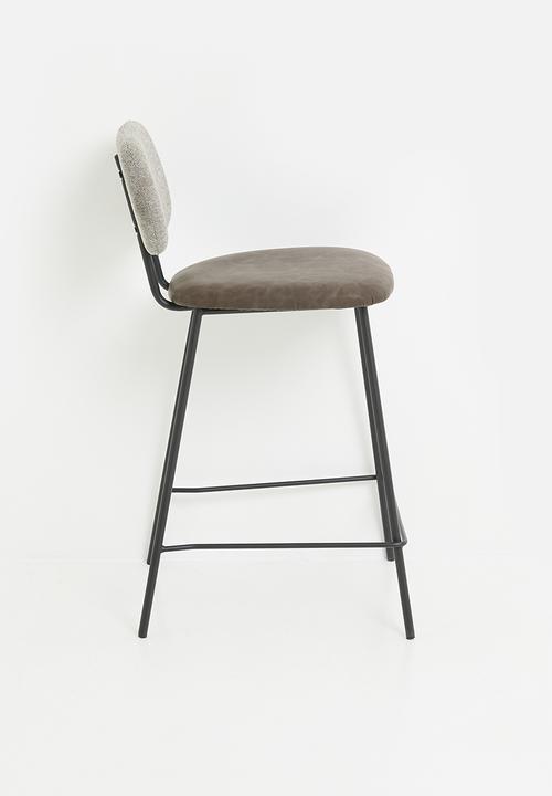 Sixth Floor - Jetson counter stool - Charcoal