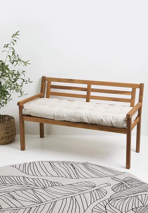 H&S - Natura pallet bench cushion - natural
