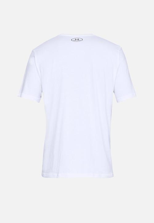 Under Armour - UA team issue wordmark short sleeve - white/black