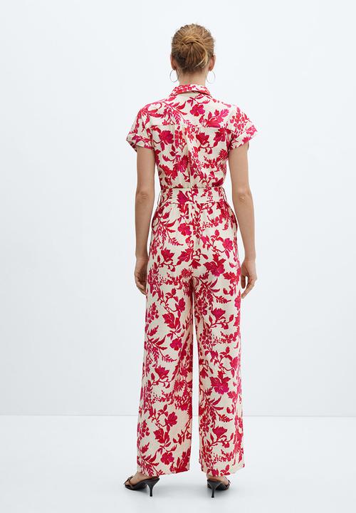 MANGO - One-piece suit ecuador - dark pink