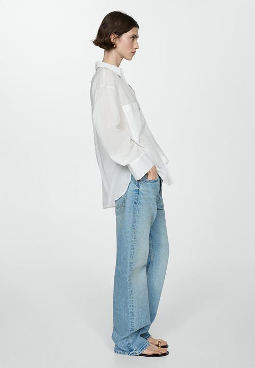MANGO - Shirt regina - white