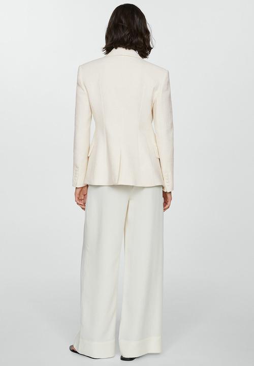 MANGO - Blazer dickens - light beige