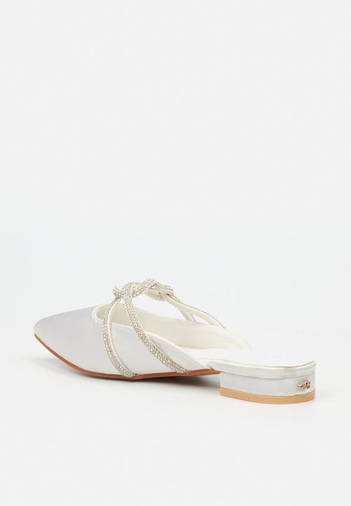 Miss Black - Salina 5 slip-on - white