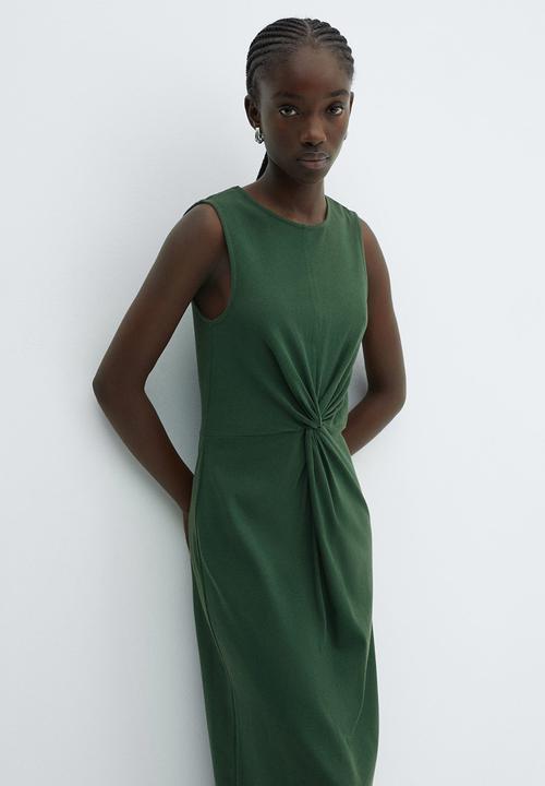 MANGO - Dress fertina - green