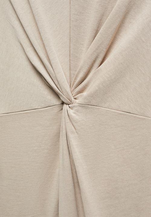 MANGO - Dress fertina - beige