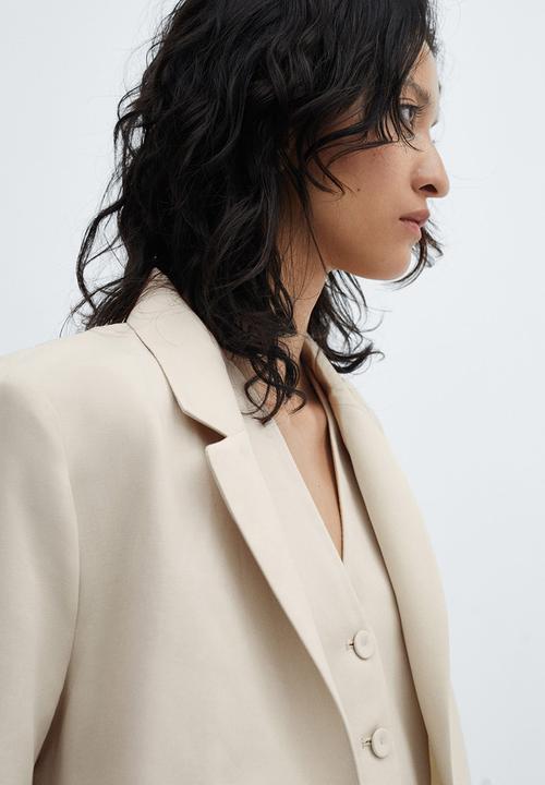 MANGO - Blazer alicante - beige