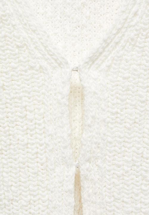 MANGO - Cardigan coro - white