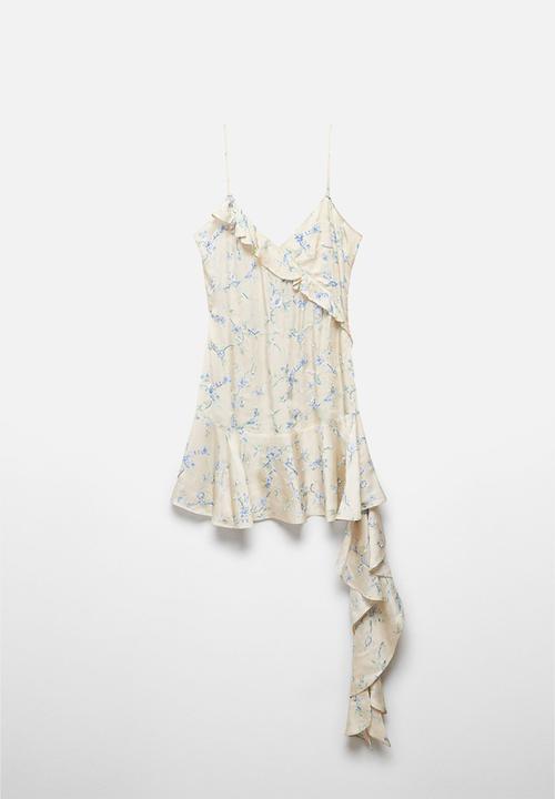 MANGO - Dress bloom - light beige