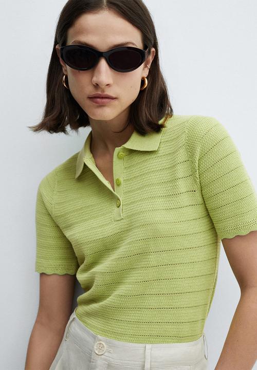 MANGO - Sweater mosi - bright yellow