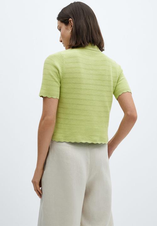 MANGO - Sweater mosi - bright yellow