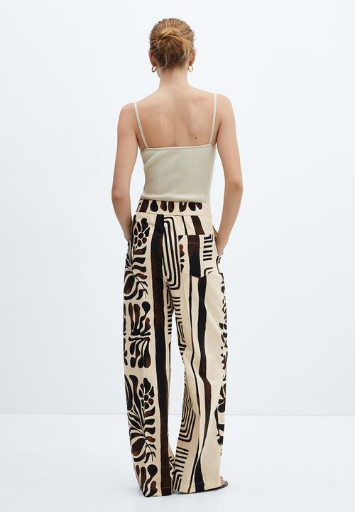 MANGO - Trousers karina - brown