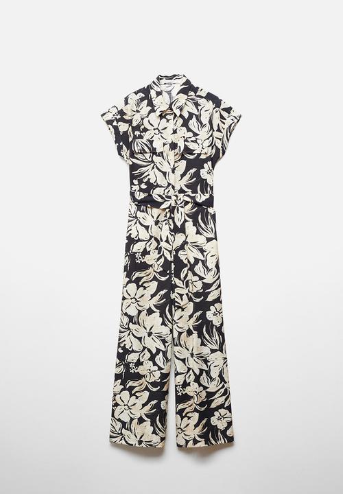 MANGO - Plus one-piece suit ecuador - black