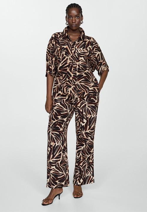 MANGO - Plus trousers claudie - light beige