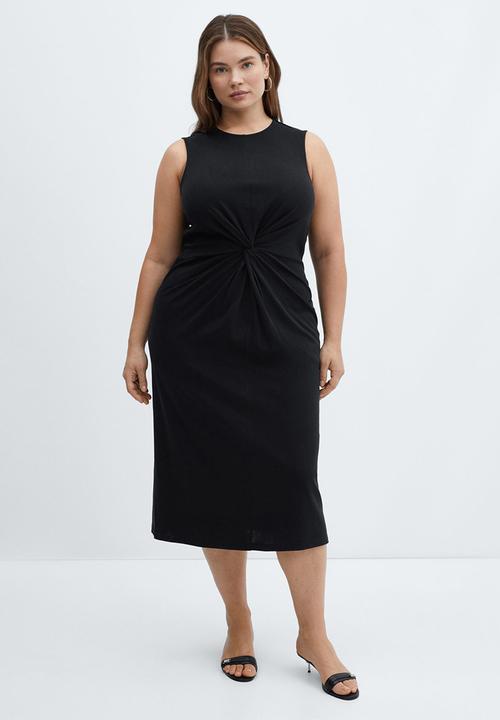MANGO - Plus dress fertina - black
