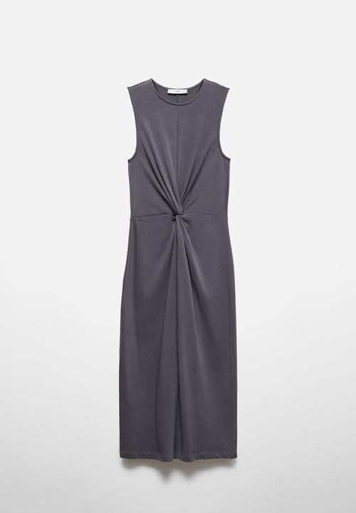 MANGO - Plus dress fertina - gray