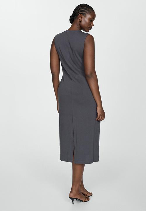 MANGO - Plus dress fertina - gray