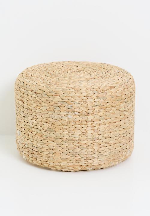 Sixth Floor - Luanda Hyacinth floor ottoman-Natural