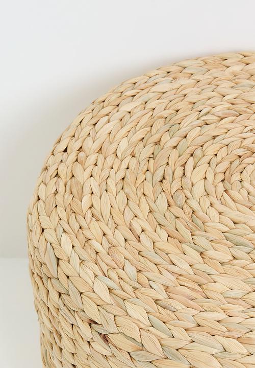 Sixth Floor - Luanda Hyacinth floor ottoman-Natural