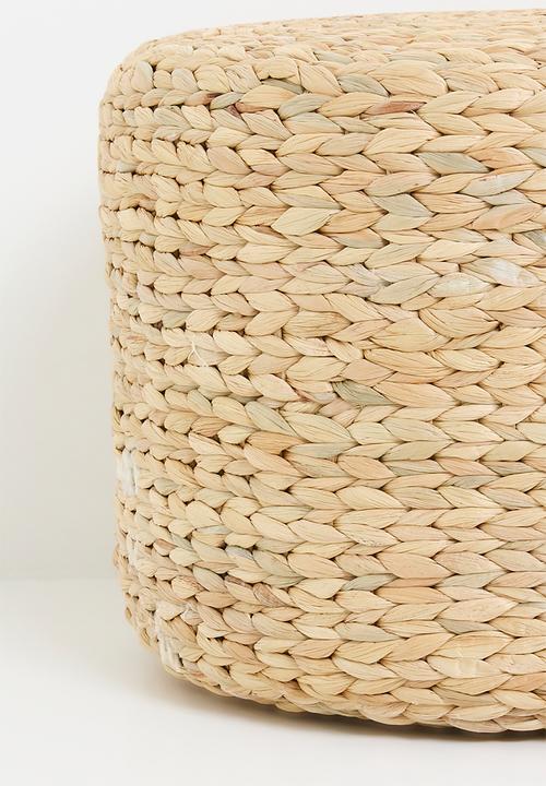 Sixth Floor - Luanda Hyacinth floor ottoman-Natural