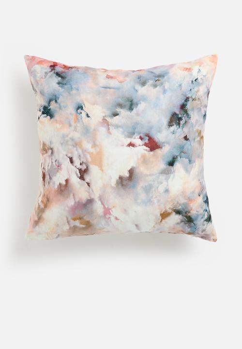 Sixth Floor - Storm printed cushion cover - Multi