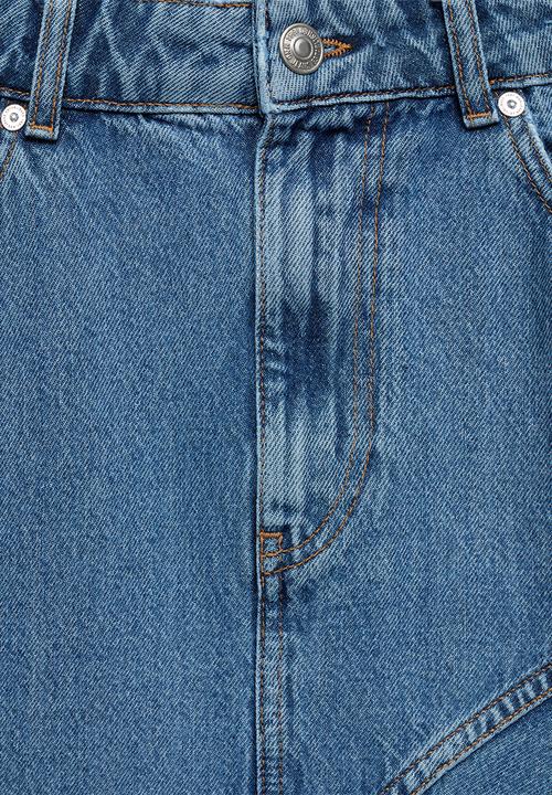 MANGO - Plus skirt asher - open blue