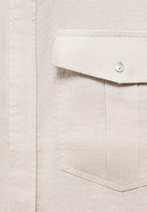 MANGO - Plus shirt pacha - light pastel beige