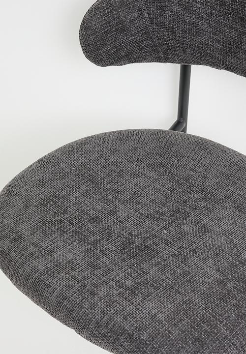 Sixth Floor - Sherry chenille dining chair-grey