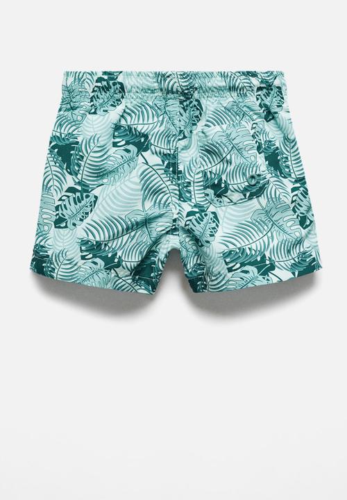MANGO - Swimming trunks kentib - turquoise/aqua