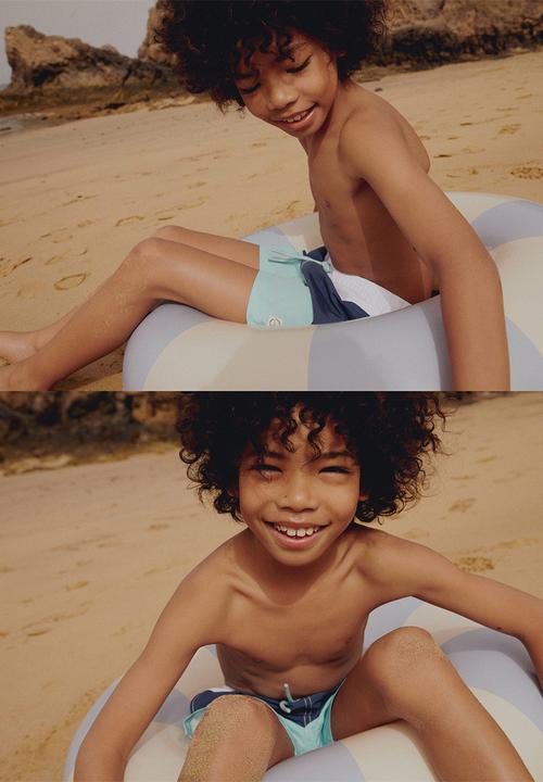 MANGO - Swimming trunks block - navy