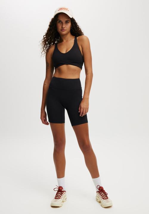 Cotton On - Ultra Soft Track Bike Short - Black