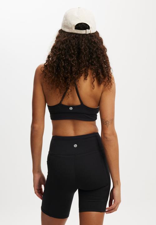 Cotton On - Ultra Soft Track Bike Short - Black