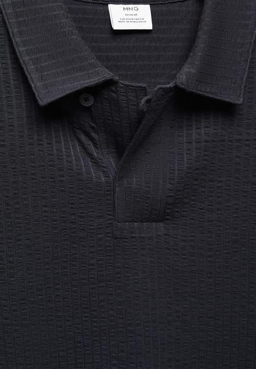 MANGO - Polo shirt serpolo - navy