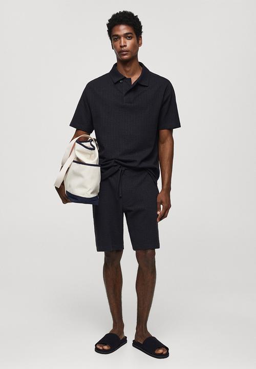 MANGO - Polo shirt serpolo - navy