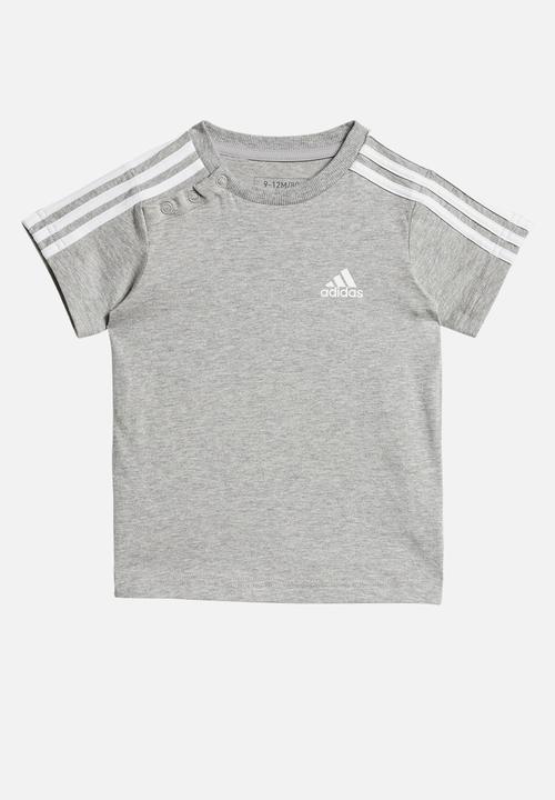 adidas Performance - I 3S Sport Set - Medium Grey Heather/White