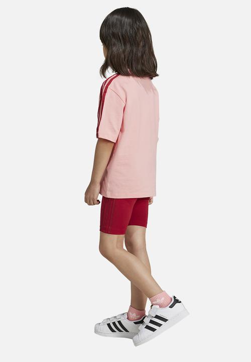 adidas Originals - Cycl. Short Set - Semi Pink Spark/Team Victory Red