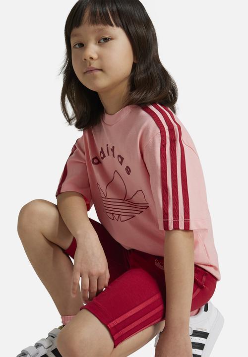 adidas Originals - Cycl. Short Set - Semi Pink Spark/Team Victory Red