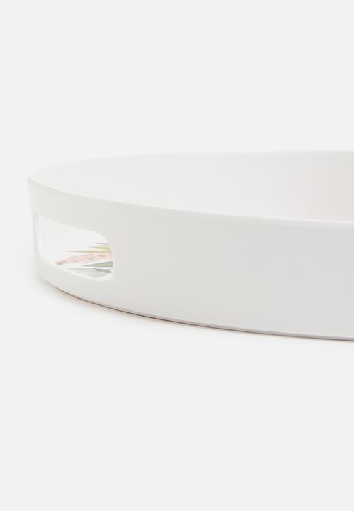 Excellent Houseware - Rosy outdoor serving tray - Multi