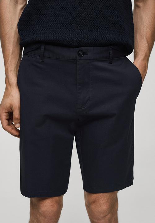 MANGO - Bermuda shorts gracia - navy