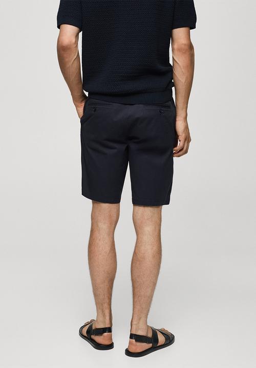MANGO - Bermuda shorts gracia - navy