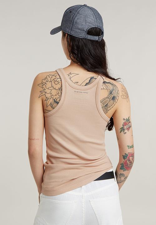 G-STAR - Italian army ultra slim tank top wmn - moonlight