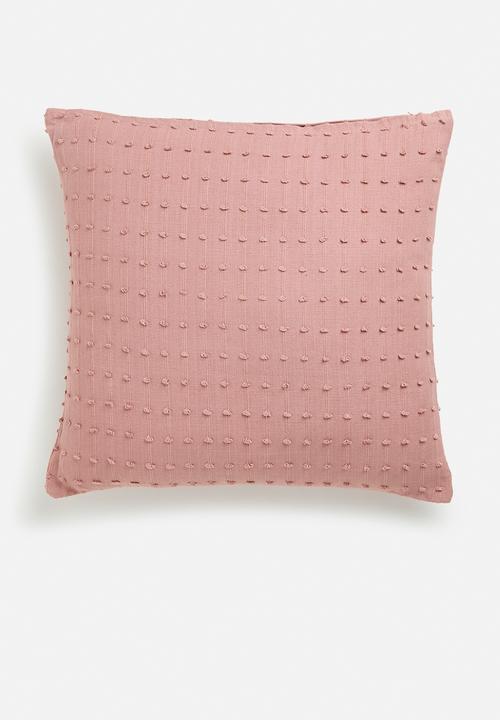 H&S - Dobby cushion - pink