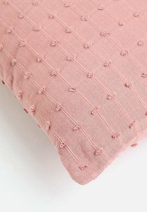 H&S - Dobby cushion - pink