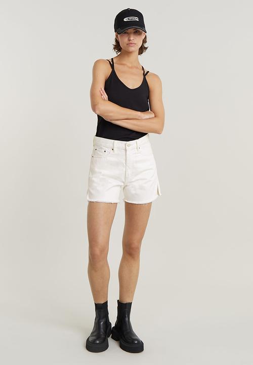 G-STAR - High short split wmn - lt chalk gd