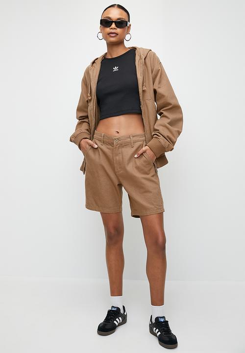 Trendyol - Mink Regular Fit Bermuda Shorts - Mink