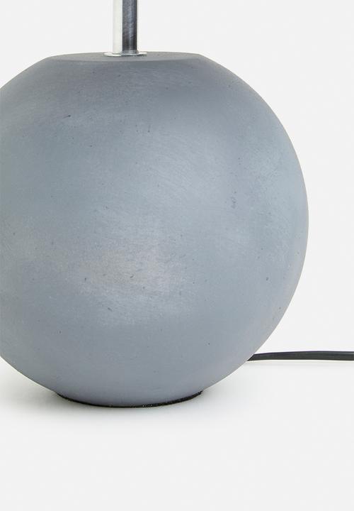 Sixth Floor - Saturn concrete table lamp - White