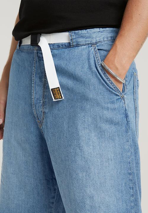 G-STAR - Travail Short Lt wt ravi denim - faded thames