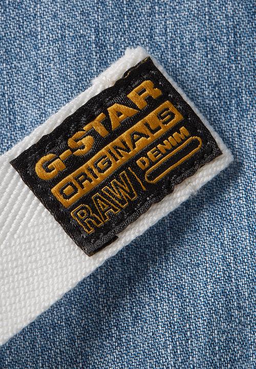 G-STAR - Travail Short Lt wt ravi denim - faded thames
