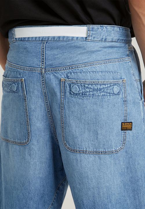 G-STAR - Travail Short Lt wt ravi denim - faded thames